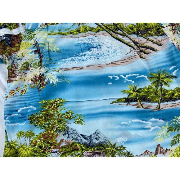 Made In USA Hawaii Little Boys Size 8 100% Rayon Hawaiian Shirt - Picture 10 of 12